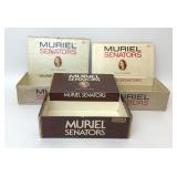 3 VTG MURIEL SENATORS CIGAR BOXES