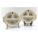 2 1940ï¿½s BABY WARMING DISHES