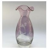 1980 LENOX AMETHYST PETITE FLORAL VASE
