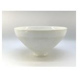 ANTIQUE MILK GLASS FLOOR LAMP, SHADE