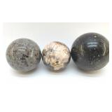 3 CRYSTAL SPHERES