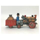 VTG OLD TIMER LOCOMOTIVE FRICTION TIN TOY