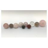 ANTIQUE STONE MARBLES SHOOTERS