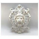 LION ORNATE WALL DECOR 15" WOOD