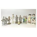 9 ASSORTED JAPAN PORCELAIN FIGURINES