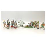 13 ASSORTED PIECES JAPAN CHINA PORCELAIN FIGURINES