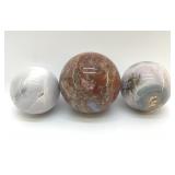 3 CRYSTAL SPHERES