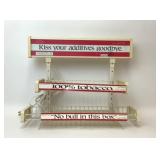 VTG 1998 WINSTON TOBACCO CIGARETTE DISPLAY SHELF