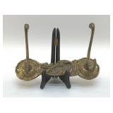 BRASS COAT HOOKS 9'