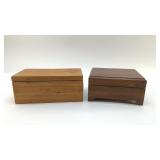 REUGE MUSIC BOX, CEDAR DRESSER BOX