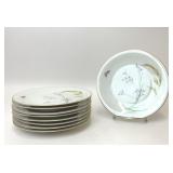 SET OF 9 HEINRICH CO SOMMER PORCELAIN SALAD PLATES