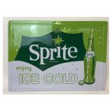 ICE COLD SPRITE RETRO METAL SIGN