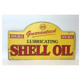 SHELL MOTOR OIL LUBRICATING METAL SIGN