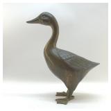BRASS GOOSE LG FIGURE 18"
