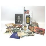 ASSORTED TRINKETS AND TREASURES EPHEMERA COOKBOOKS