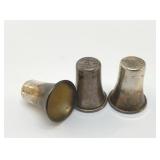 GORHAM SILVER Soldered MINIATURE CUPS 1 3/4"