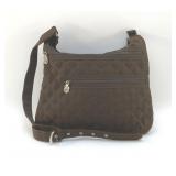 VERA BRADLEY BROWN, CROSSBODY BAG