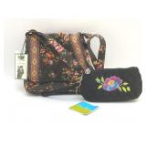 NWT VERA BRADLEY CHOCOLATE CROSSBODY BAG