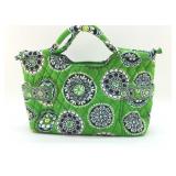 VERA BRADLEY CUPCAKES, GREEN TOTE, UNUSED