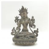 GREEN TARA TIBETAN BUDDHIST DEITY 11"