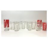11 ASSORTED COCA-COLA DRINKING GLASSES