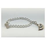 .925 STERLING DISNEY LITTLE MERMAID BRACELET 7.61g