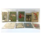 9 ANTIQUE THEATER PLAY BILLS