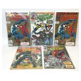 5 ASSORTED MARVEL COMICS SPIDER-MAN FANTASTIC FOUR