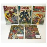 5 ASSORTED MARVEL COMICS FANTASTIC FOUR STRANGE