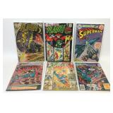 6 ASSORTED DC COMICS THE FLASH SUPERMAN