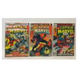 MARVEL COMICS CAPTAIN MARVEL #30 #34 #57