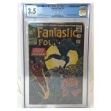 MARVEL COMICS FANTASTIC FOUR #52 CGC 3.5