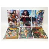 6 ASSORTED DC COMICS WONDER WOMAN WONDER GIRL