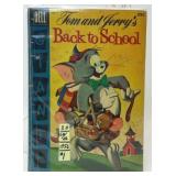 1956 DELL COMICS TOM AND JERRY BACK TO SCHOOL #1