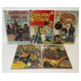 5 ASSORTED WAR AND SCI-FI COMICS