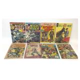 8 ASSORTED MARVEL KNIGHT RIDER WESTERN COMICS