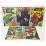 5 ASSORTED MARVEL COMICS SPIDER-MAN