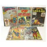5 ASSORTED DC COMICS SUPERMAN SUPERBOY
