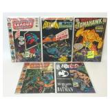 5 ASSORTED DC COMICS BATMAN JUSTICE LEAGUE