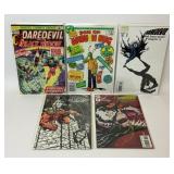 5 ASSORTED MARVEL COMICS DAREDEVIL DC AMBUSH BUG