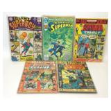 5 ASSORTED DC COMICS SUPERMAN FAMILY SUPERBOY