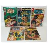 5 ASSORTED LOVE AND ROMANCE COMICS