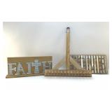 FAITH AND HOME SIGNS, GARDEN RAKE COAT HOOK