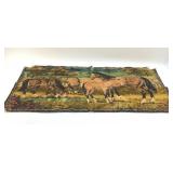 VINTAGE HORSE TAPESTRY