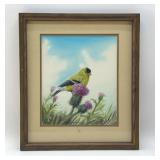 M. DePUYOTT GOLDFINCH PRINT