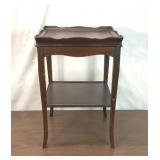Vintage wood, walnut side table