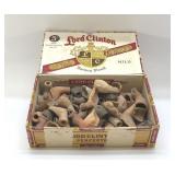 CLAY SMOKING PIPE FRAGMENTS 18501910