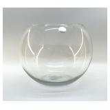 HUGE GLASS BOWL 9 1/2 X 11