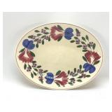 ENGLISH OAKVILLE FLORAL PLATTER 1950S 14 INCHES