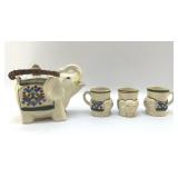 JAPANESE ELEPHANT TEA SET